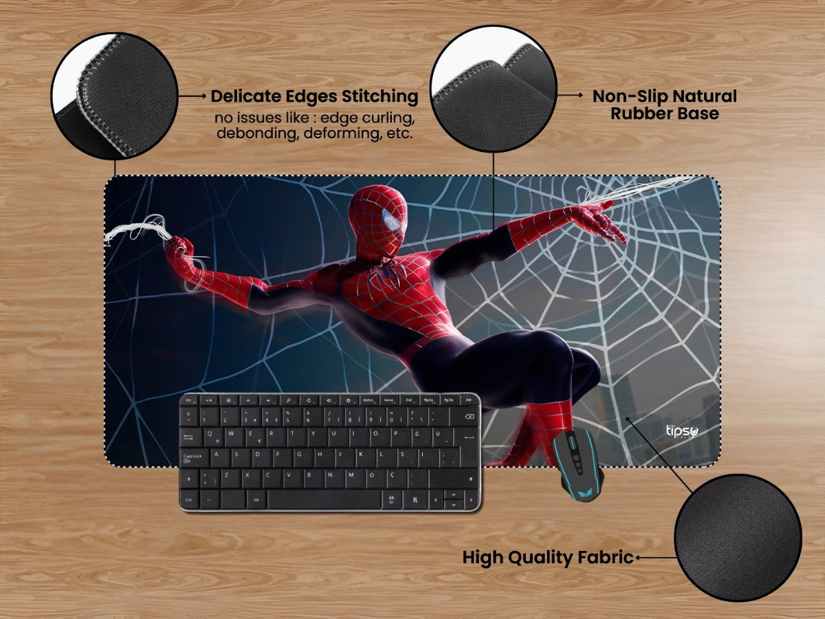 "Spider Man web fight" Gaming Mousepad Elevate Your Gaming Experience