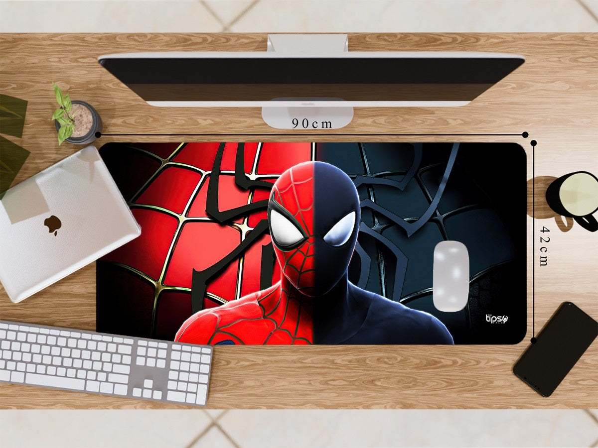"Spider Man Classic and Symbiote" Gaming Mousepad Elevate Your Gaming Experience