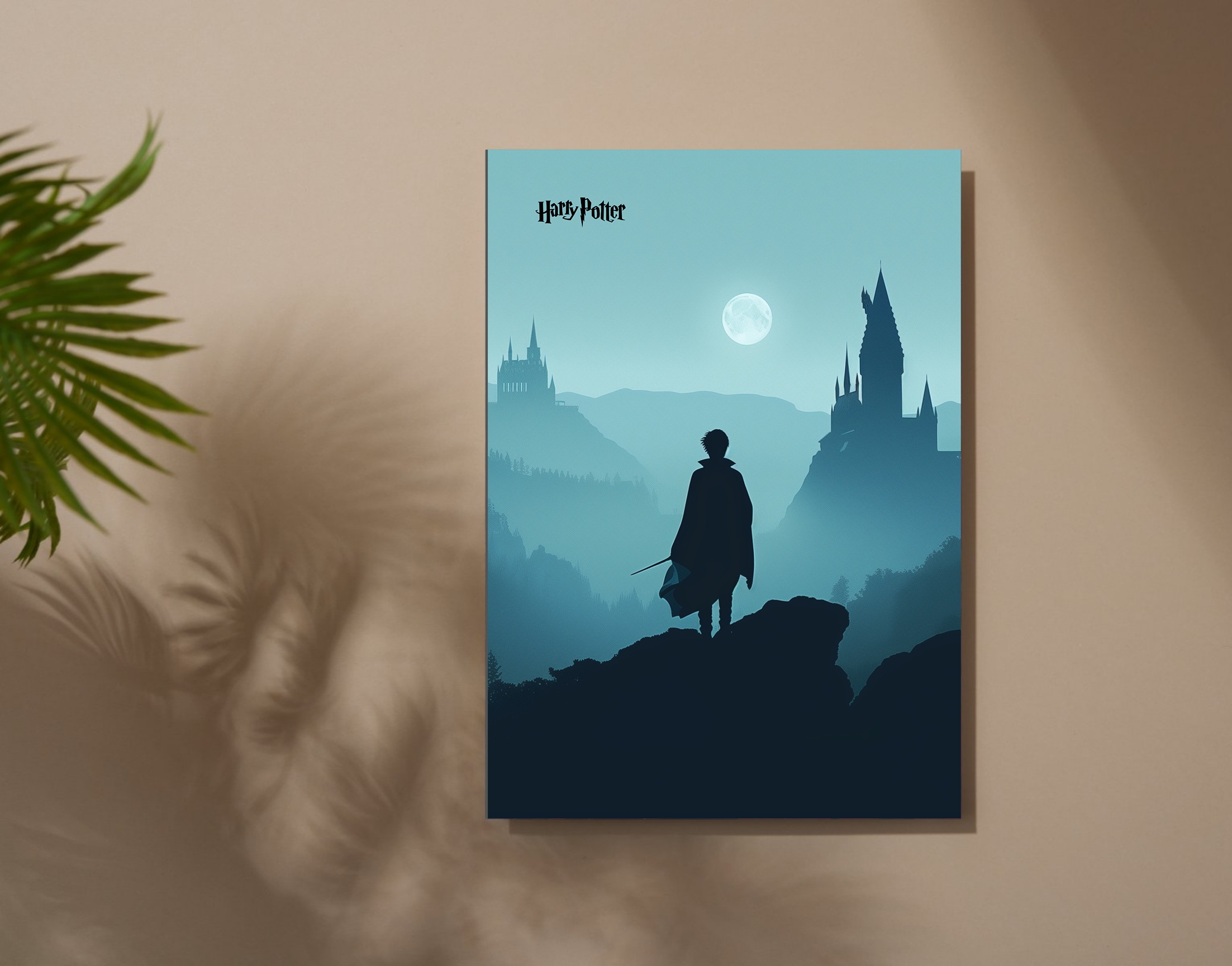 "Harry Potter- The Wizard"- Shiny & Sturdy Metallic Poster  Art That Pops & Sticks