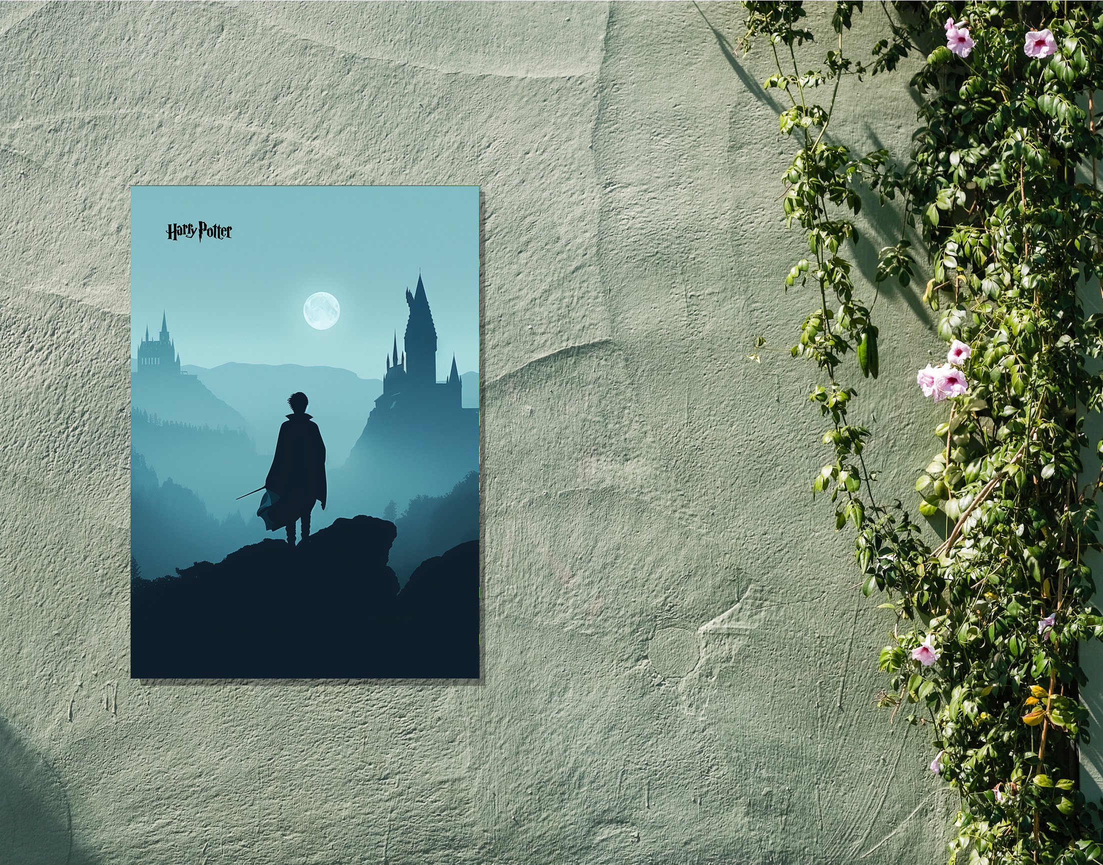 "Harry Potter- The Wizard"- Shiny & Sturdy Metallic Poster  Art That Pops & Sticks