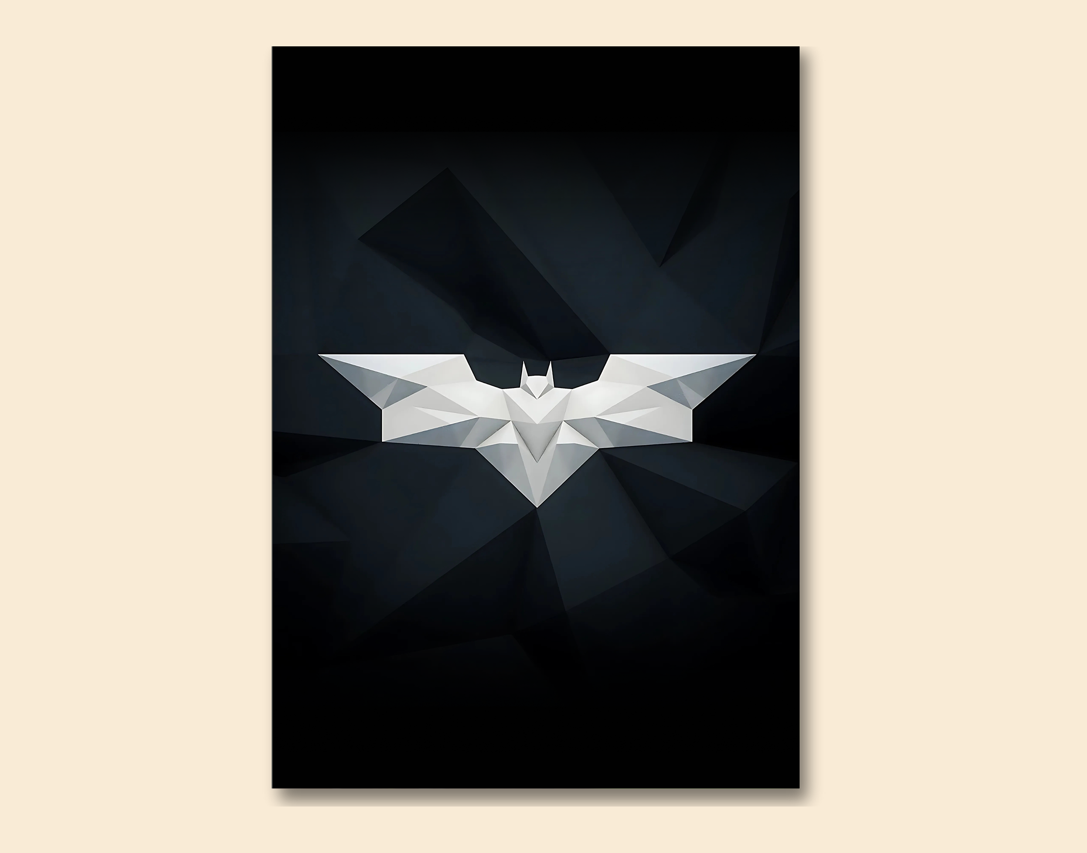 "BATMAN THEME"- Shiny & Sturdy Metallic Poster  Art That Pops & Sticks