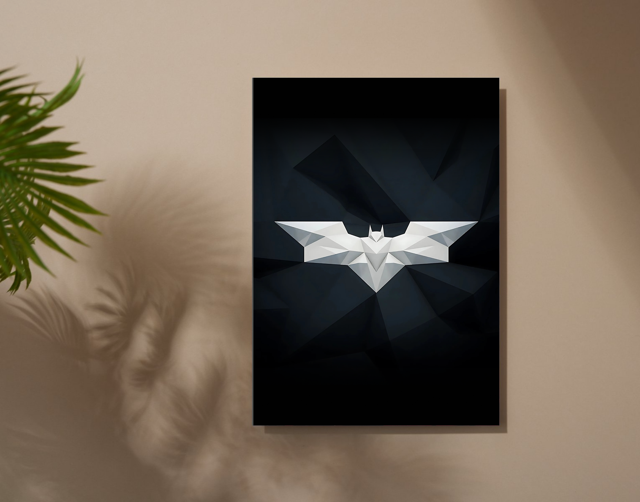 "BATMAN THEME"- Shiny & Sturdy Metallic Poster  Art That Pops & Sticks