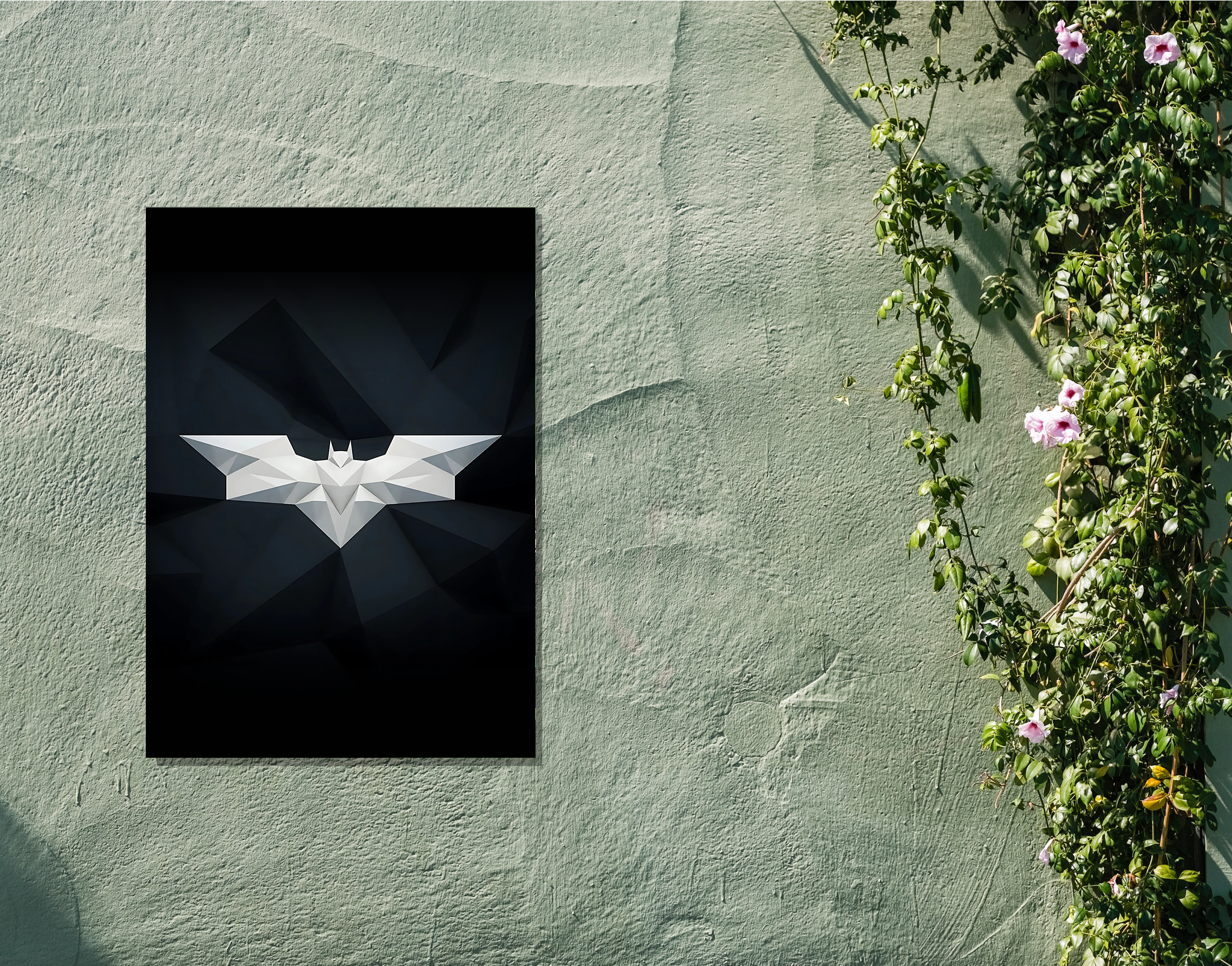 "BATMAN THEME"- Shiny & Sturdy Metallic Poster  Art That Pops & Sticks