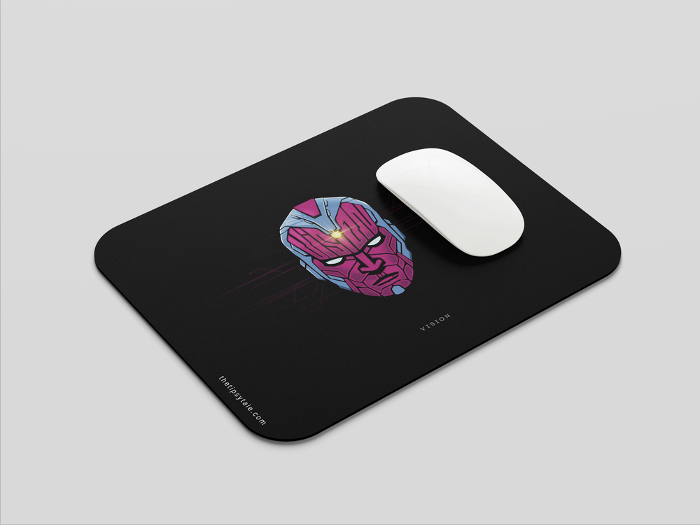 "VISION SUPERHERO" Mousepad Enhance Your Workspace with Style