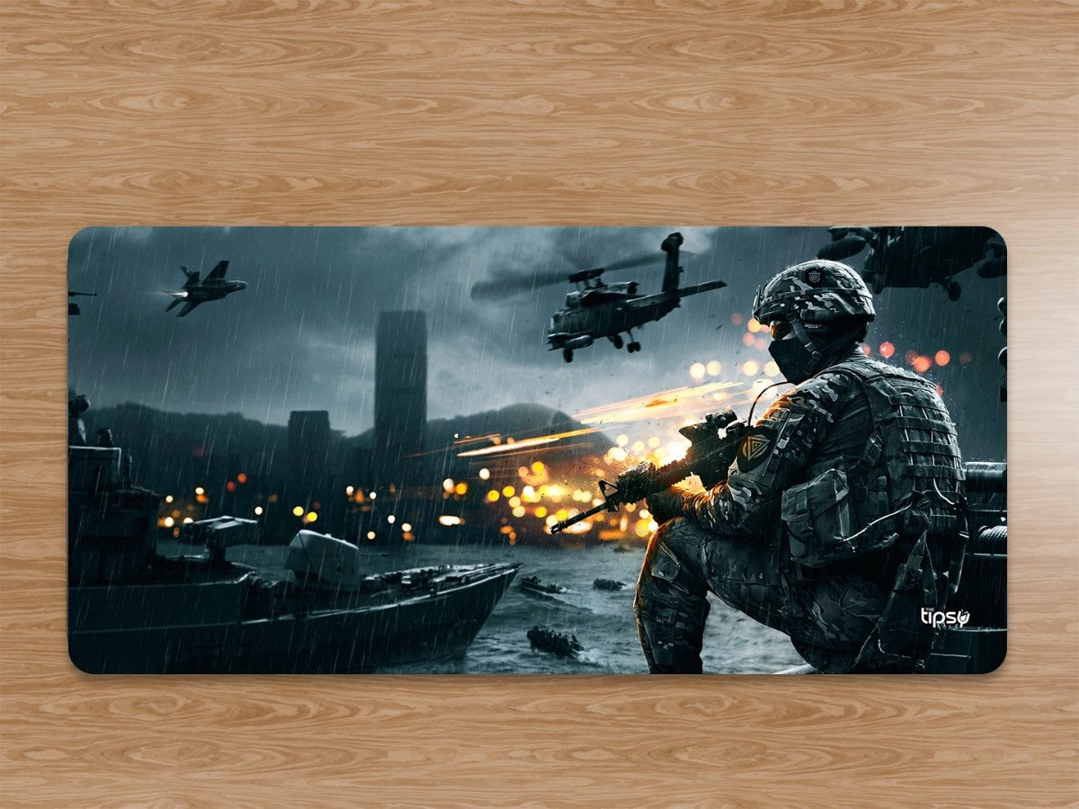 "Battlefield 4 Siege of Shanghai" Gaming Mousepad Elevate Your Gaming Experience