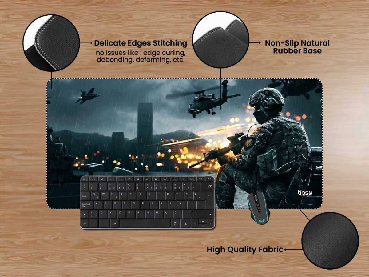 "Battlefield 4 Siege of Shanghai" Gaming Mousepad Elevate Your Gaming Experience