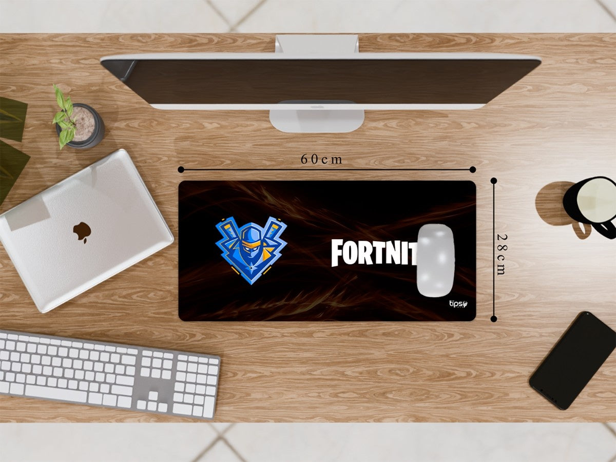 "Fortnite Battle Royale: Ninja Logo " Gaming Mousepad Elevate Your Gaming Experience