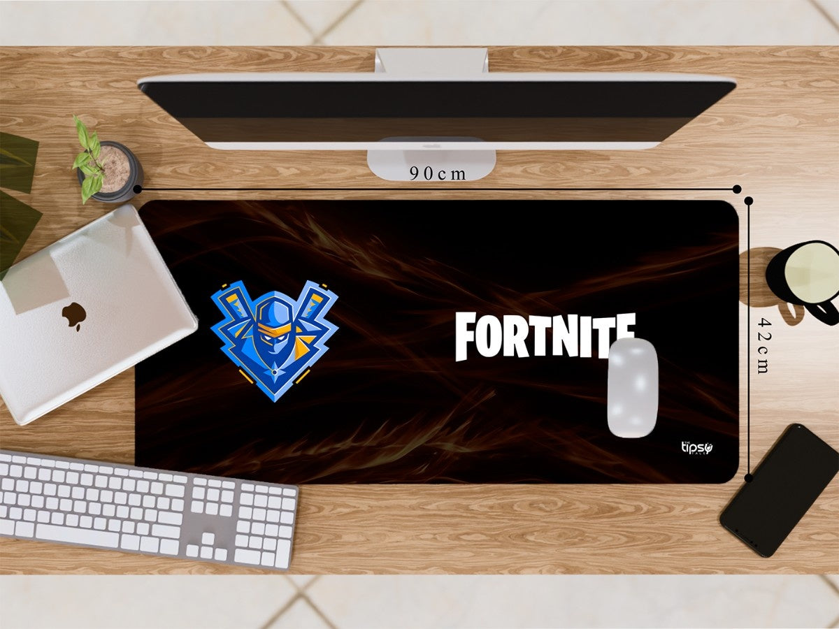"Fortnite Battle Royale: Ninja Logo " Gaming Mousepad Elevate Your Gaming Experience