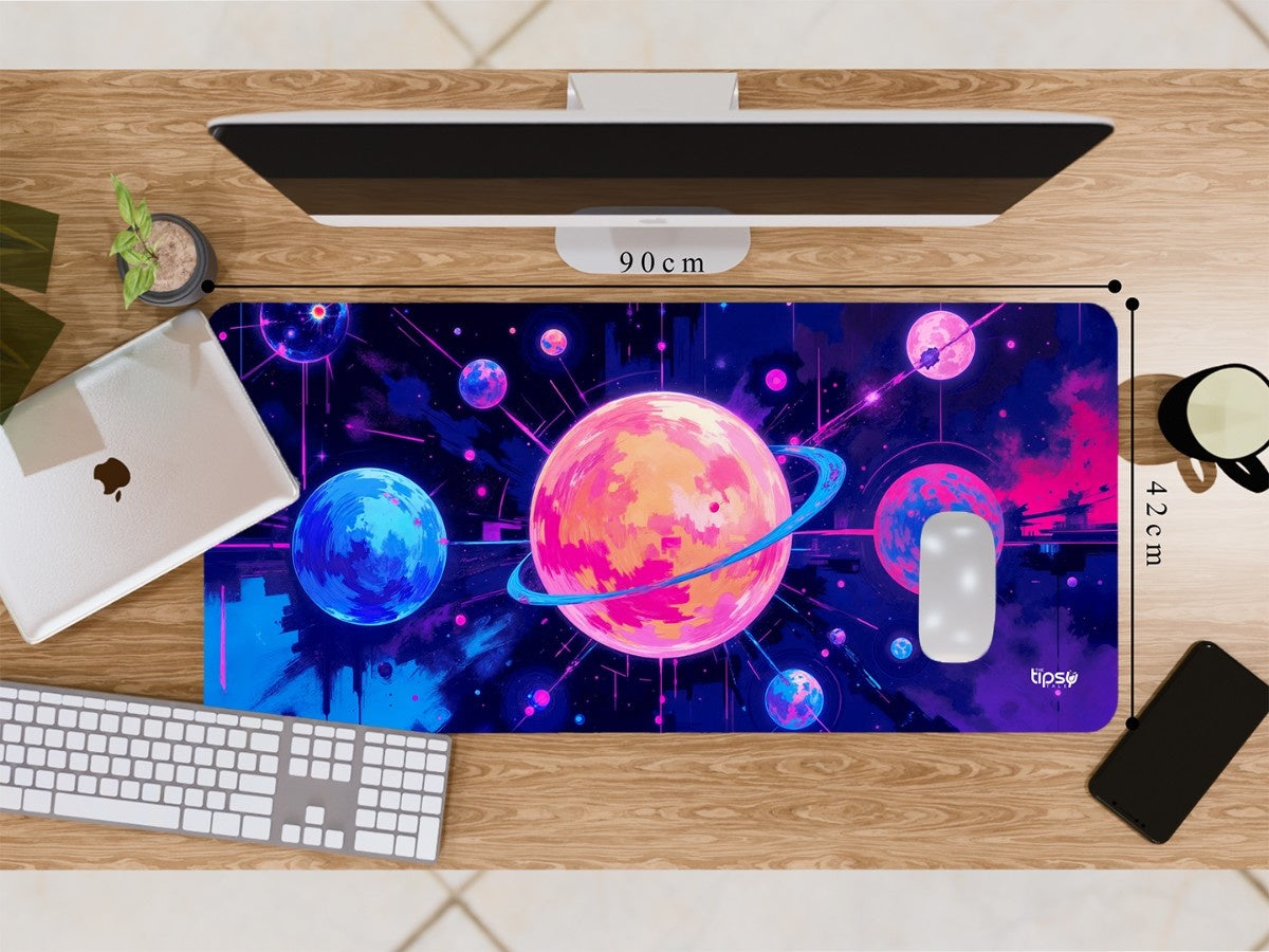 "Abstract cosmic universe illustration" Gaming Mousepad Elevate Your Gaming Experience