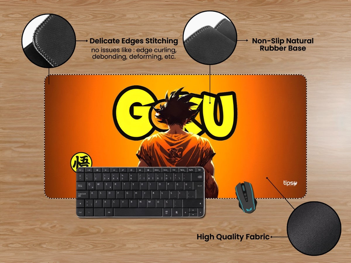 "Goku : Super Saiyan" Gaming Mousepad Elevate Your Gaming Experience