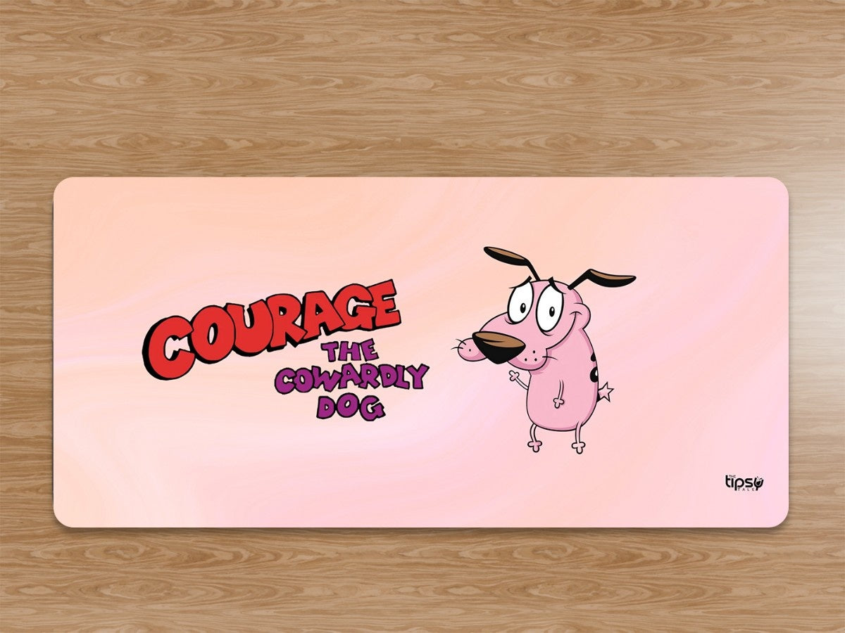 "Courage The Cowardly Dog" Gaming Mousepad Elevate Your Gaming Experience