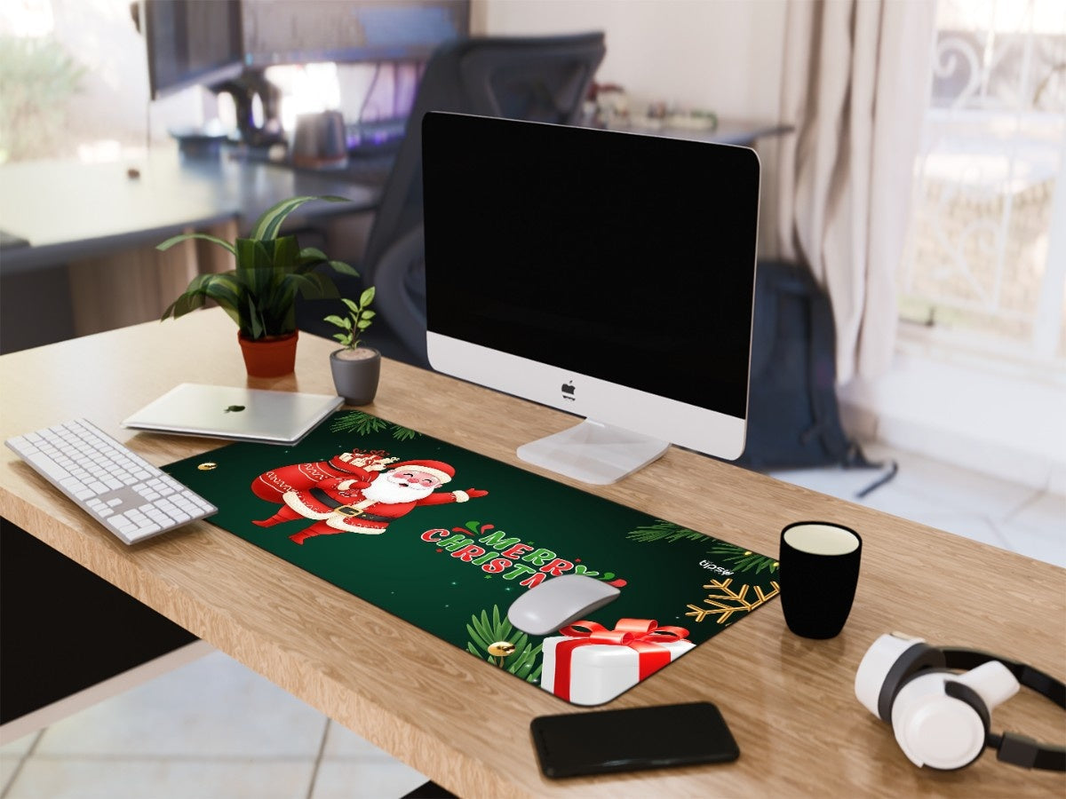 "Santa Claus Illustration" Gaming Mousepad Elevate Your Gaming Experience