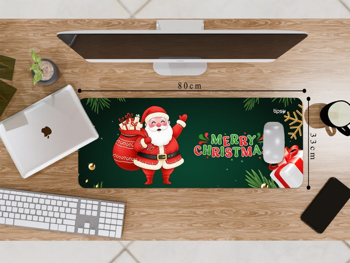 "Santa Claus Illustration" Gaming Mousepad Elevate Your Gaming Experience