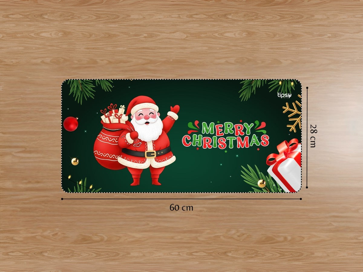 "Santa Claus Illustration" Gaming Mousepad Elevate Your Gaming Experience