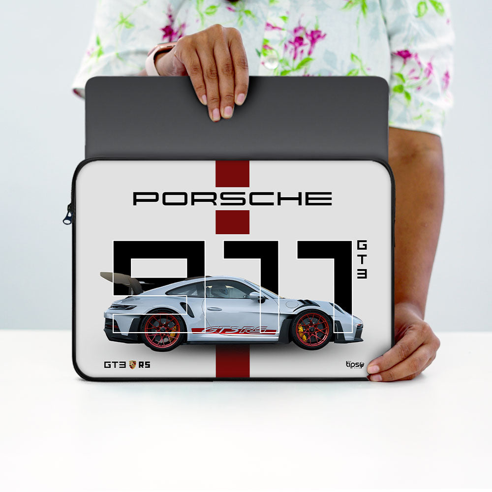 "PORSCHE GT3" Laptop Sleeves:Bold Modern Design for Every Size