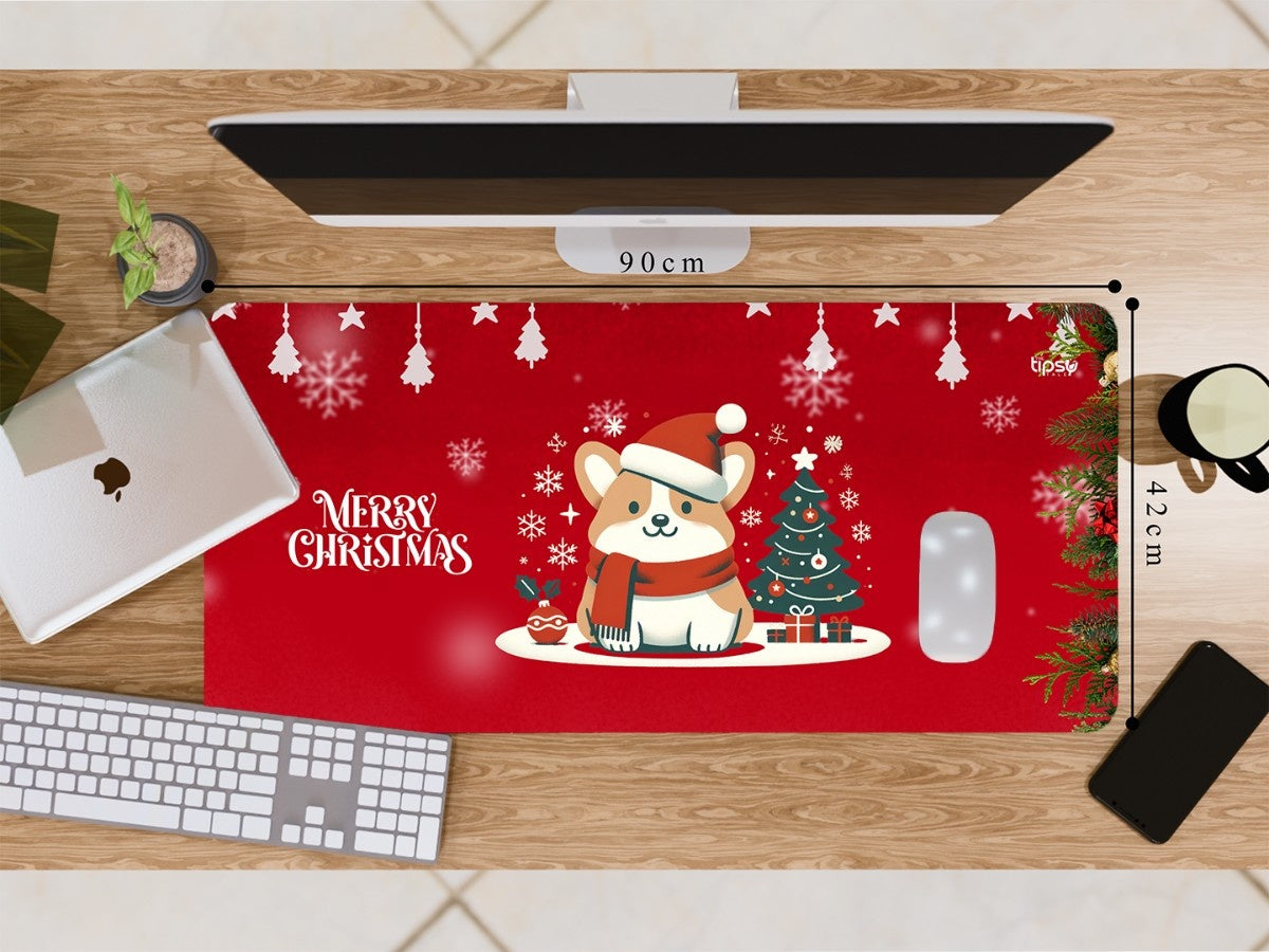 "Christmas puppy" Gaming Mousepad Elevate Your Gaming Experience