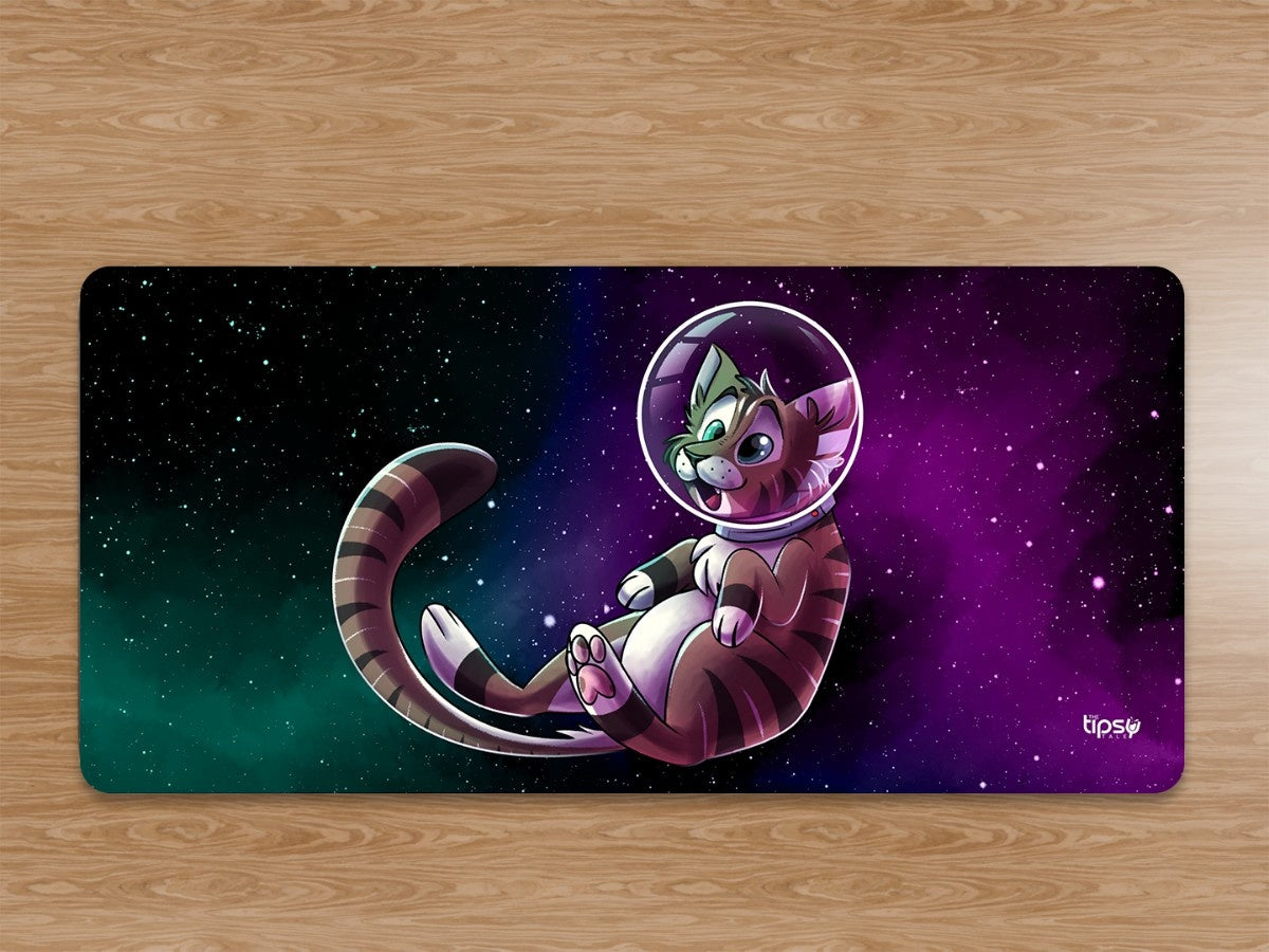 "Catstronaut in space" Gaming Mousepad Elevate Your Gaming Experience