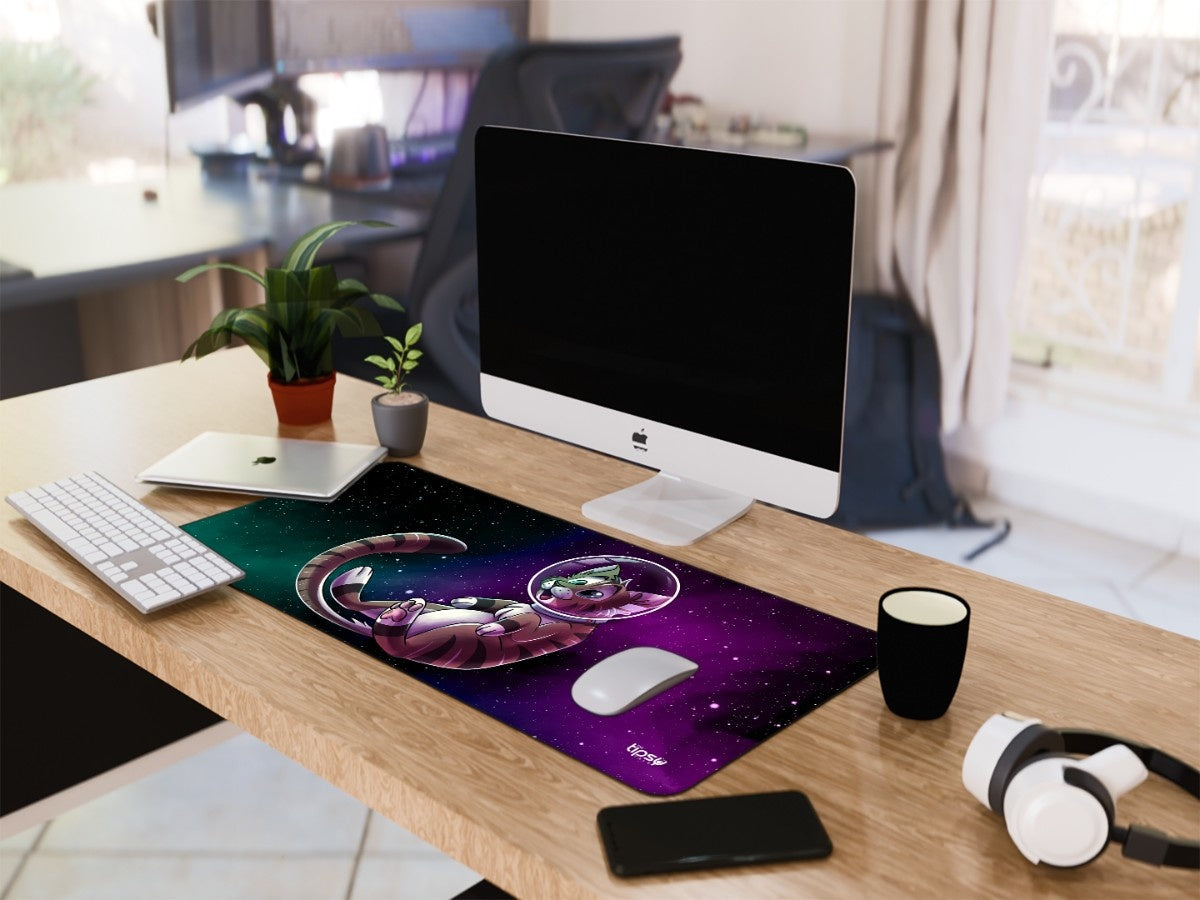 "Catstronaut in space" Gaming Mousepad Elevate Your Gaming Experience