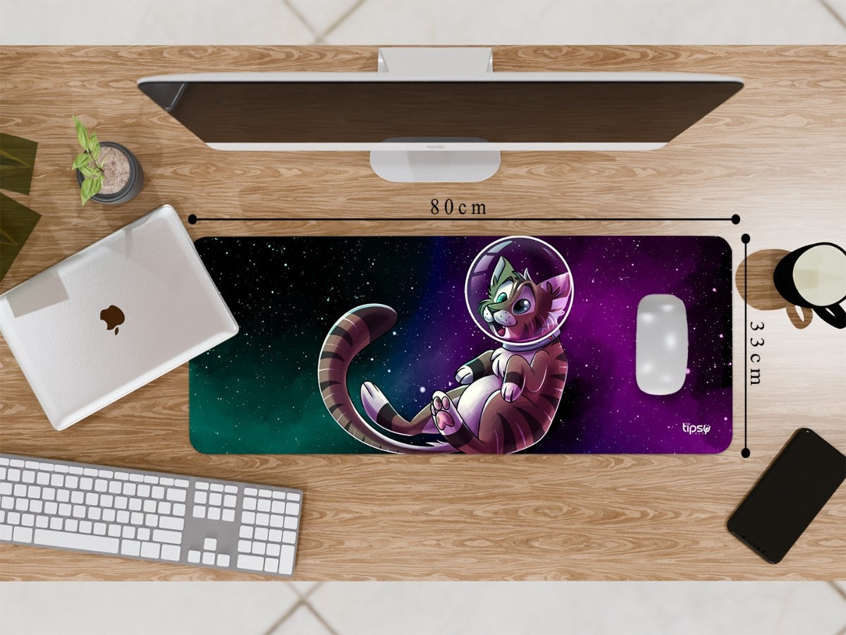"Catstronaut in space" Gaming Mousepad Elevate Your Gaming Experience