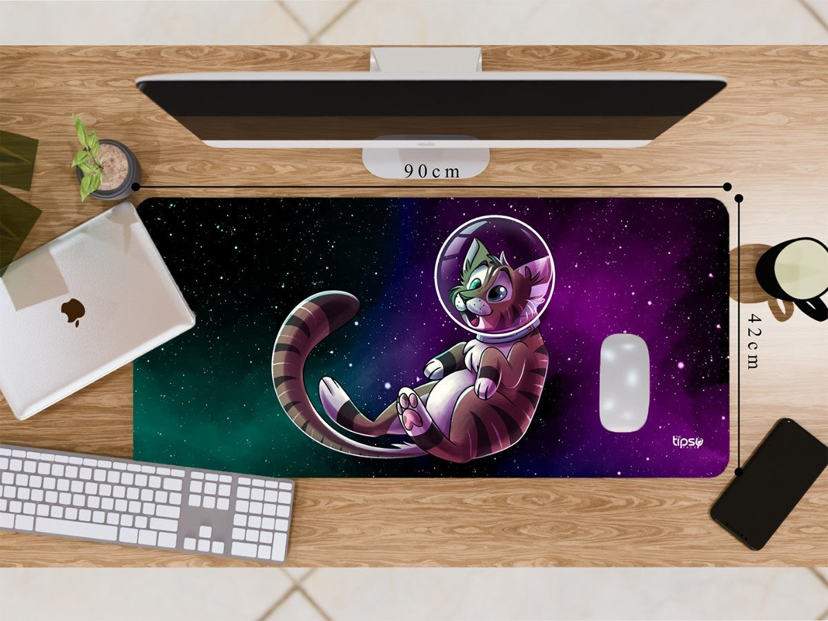 "Catstronaut in space" Gaming Mousepad Elevate Your Gaming Experience