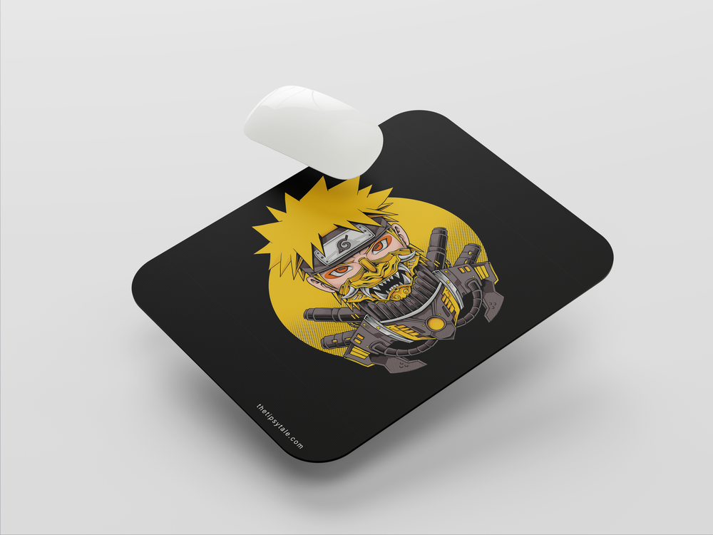 "NARUTO UZUMAKI : WILD ANIME" Mousepad Enhance Your Workspace with Style