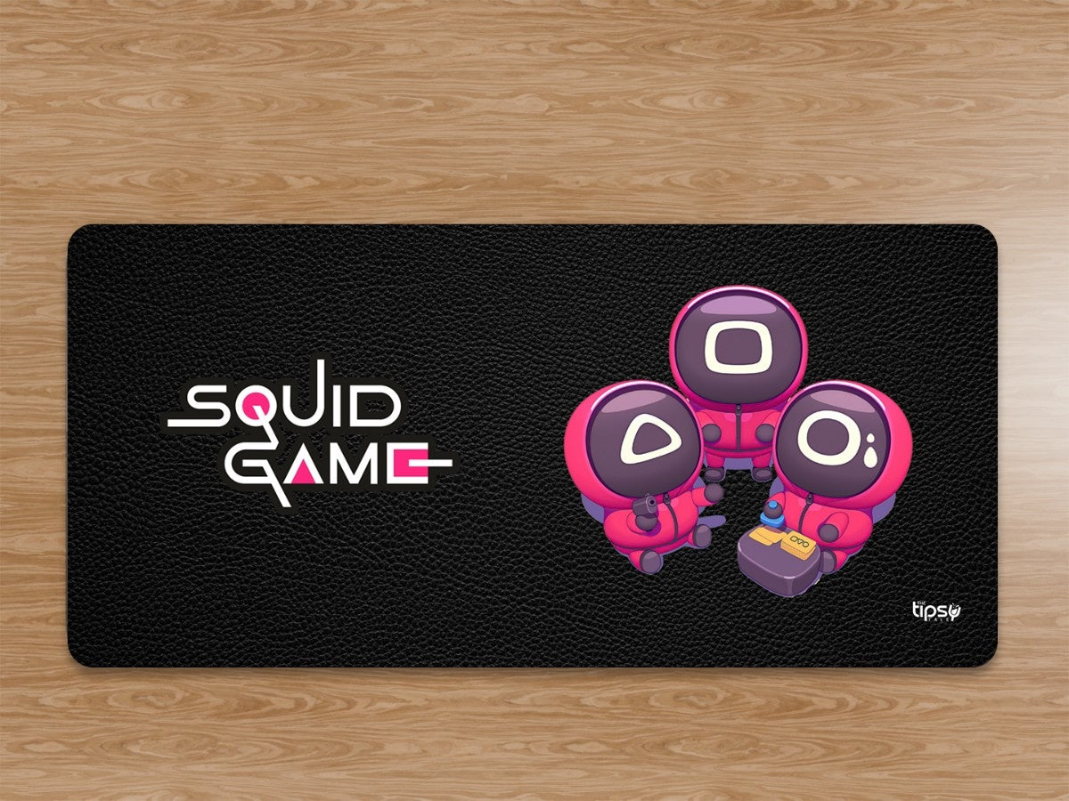 "Squid Game: Cartoon Version" Gaming Mousepad Elevate Your Gaming Experience