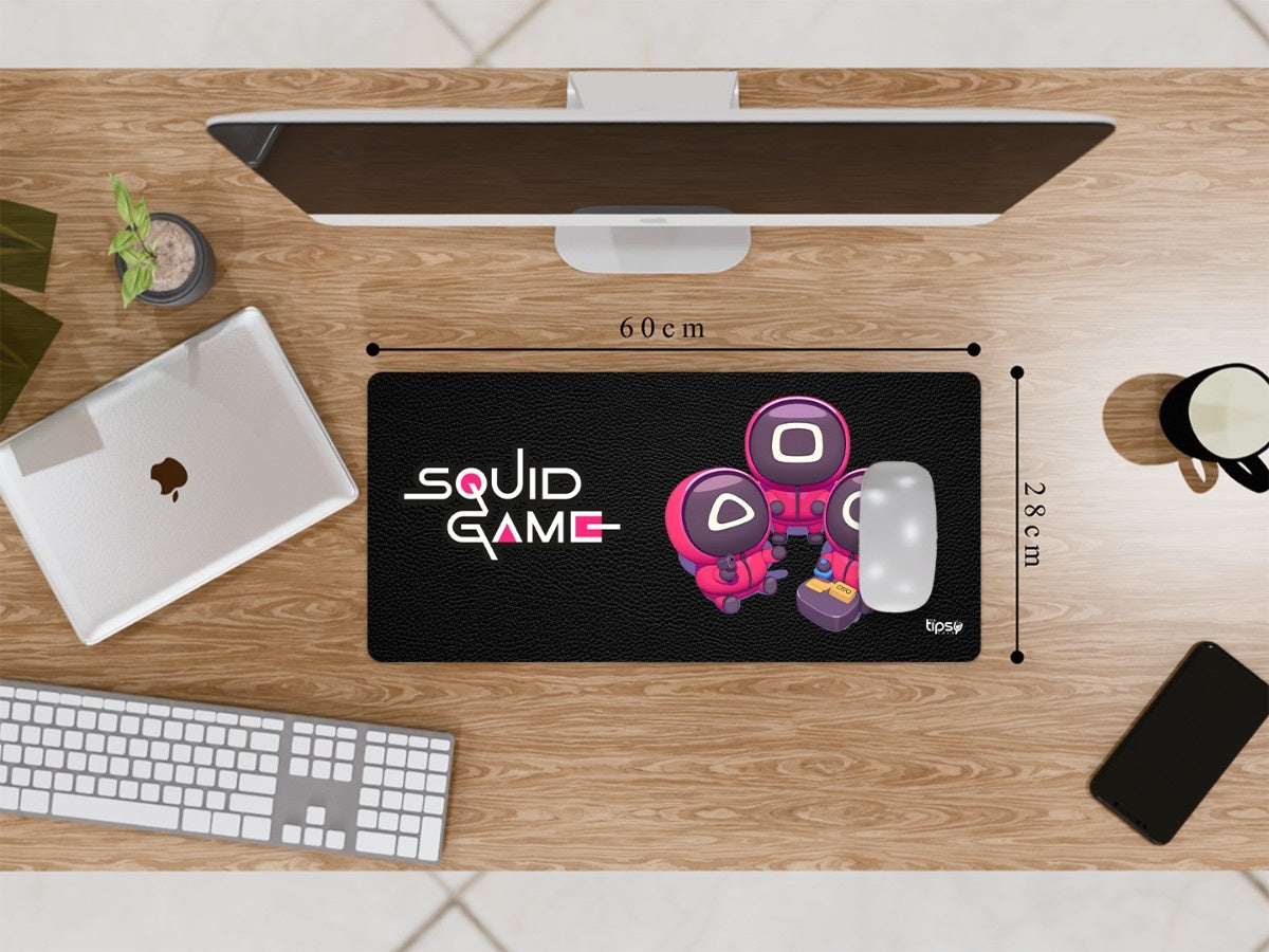 "Squid Game: Cartoon Version" Gaming Mousepad Elevate Your Gaming Experience