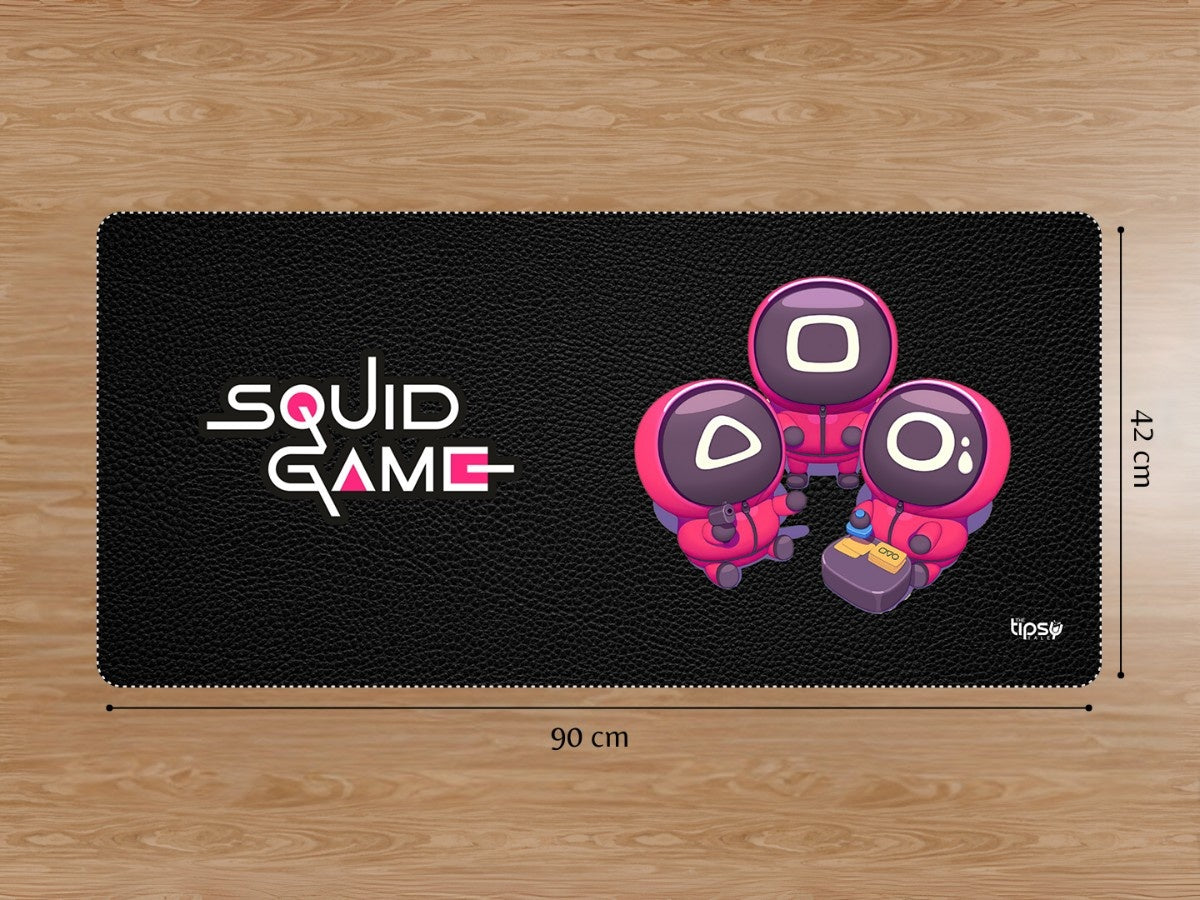 "Squid Game: Cartoon Version" Gaming Mousepad Elevate Your Gaming Experience