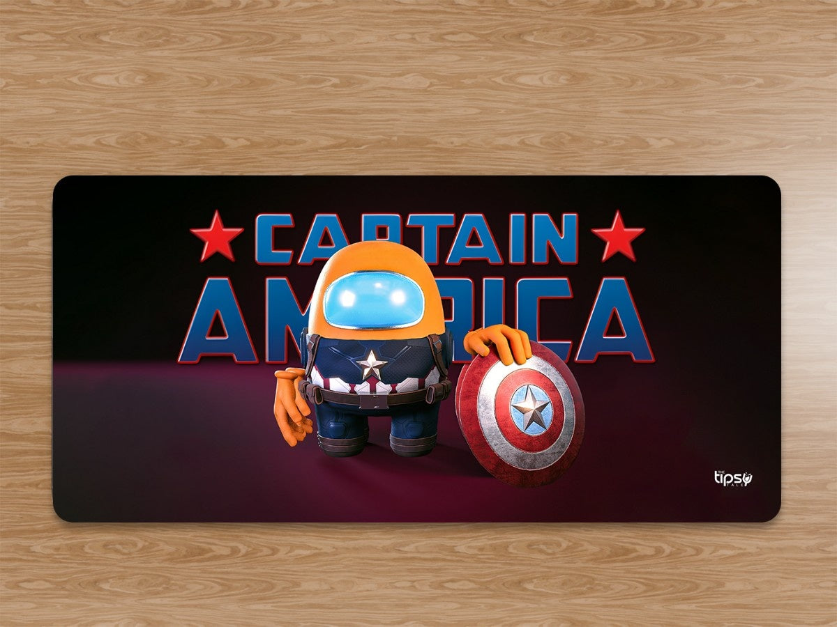 "Captain America Among us Theme" Gaming Mousepad Elevate Your Gaming Experience