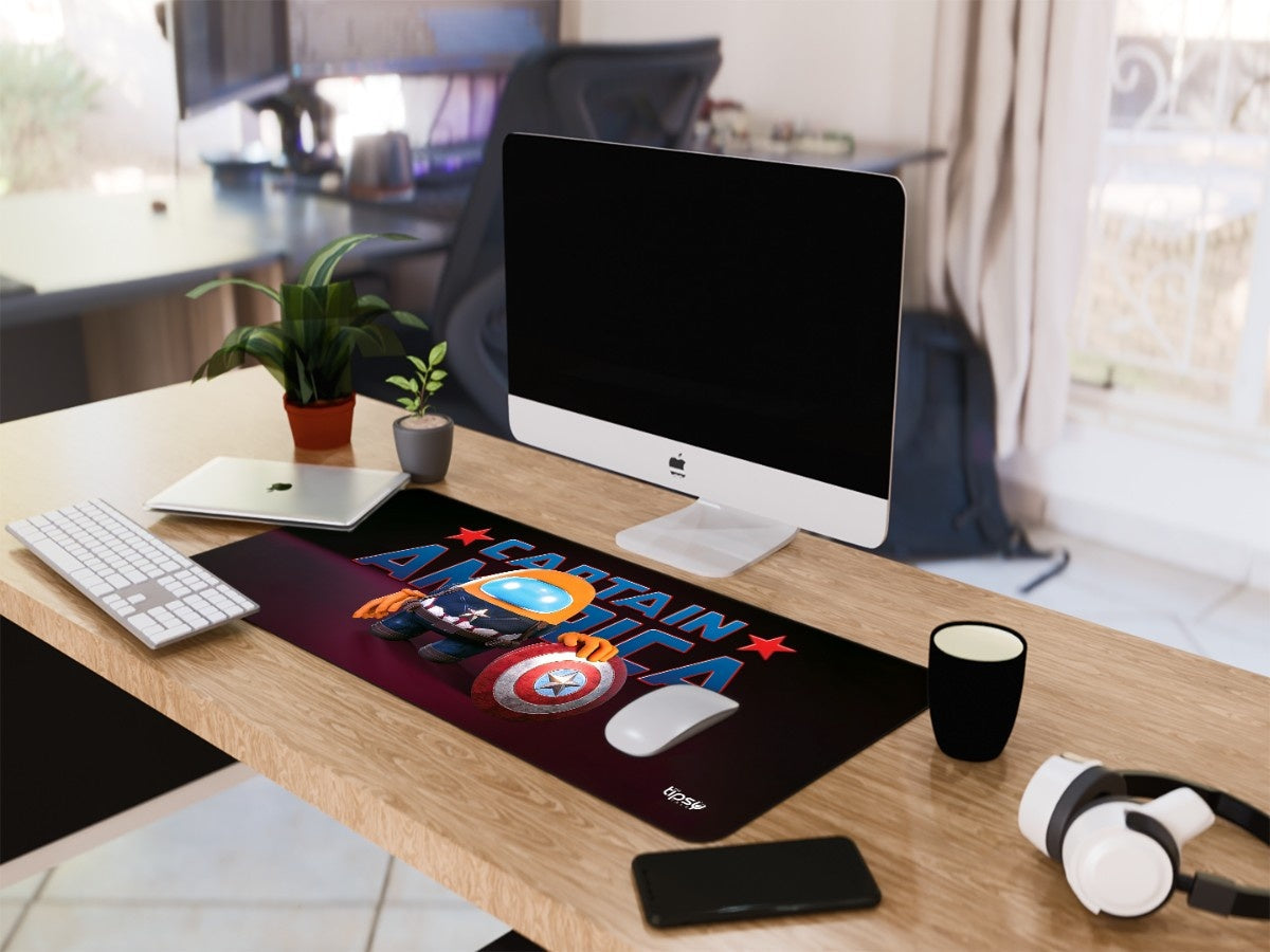 "Captain America Among us Theme" Gaming Mousepad Elevate Your Gaming Experience