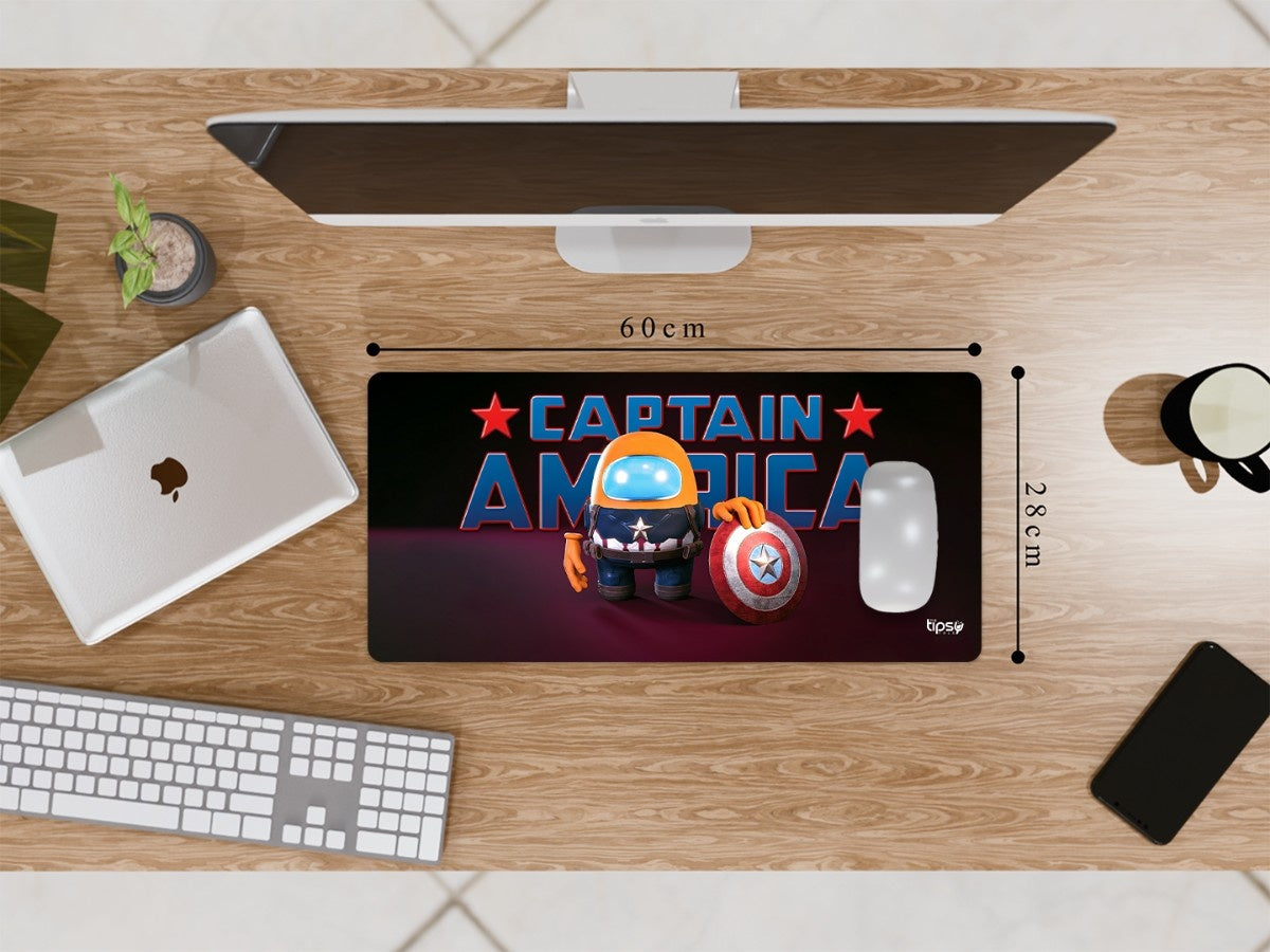 "Captain America Among us Theme" Gaming Mousepad Elevate Your Gaming Experience