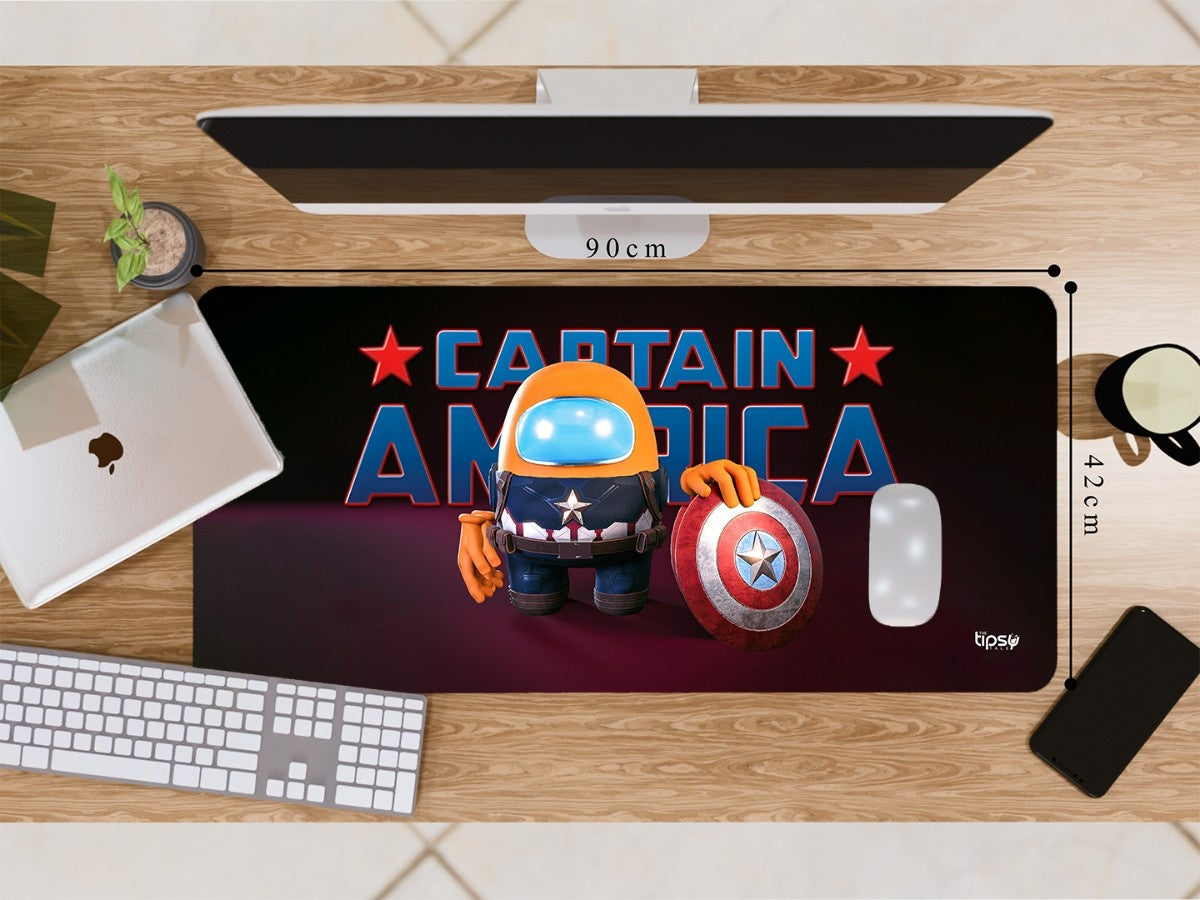 "Captain America Among us Theme" Gaming Mousepad Elevate Your Gaming Experience
