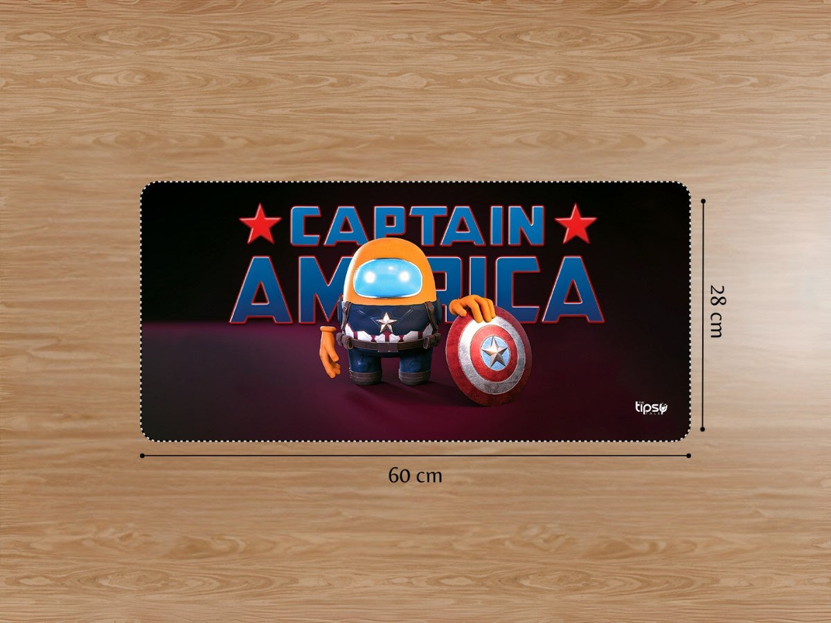 "Captain America Among us Theme" Gaming Mousepad Elevate Your Gaming Experience
