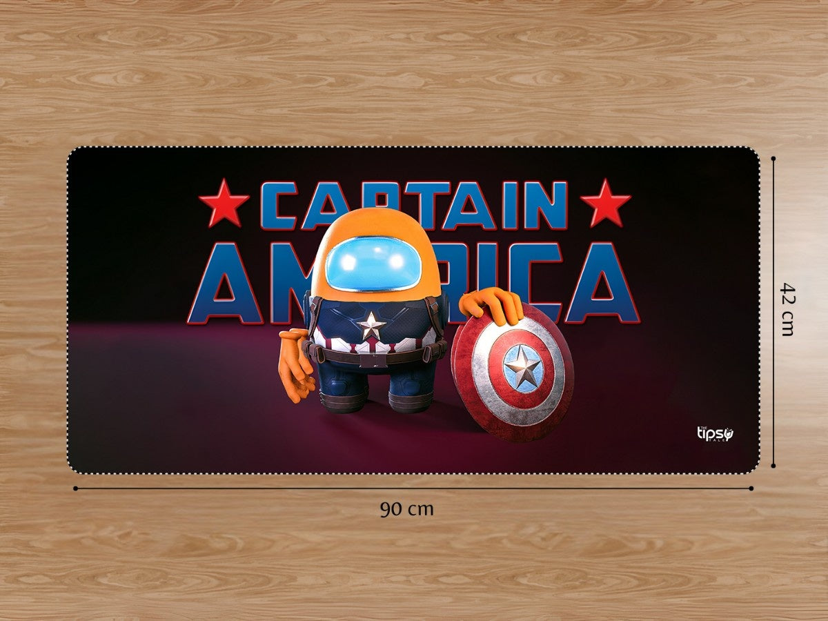 "Captain America Among us Theme" Gaming Mousepad Elevate Your Gaming Experience