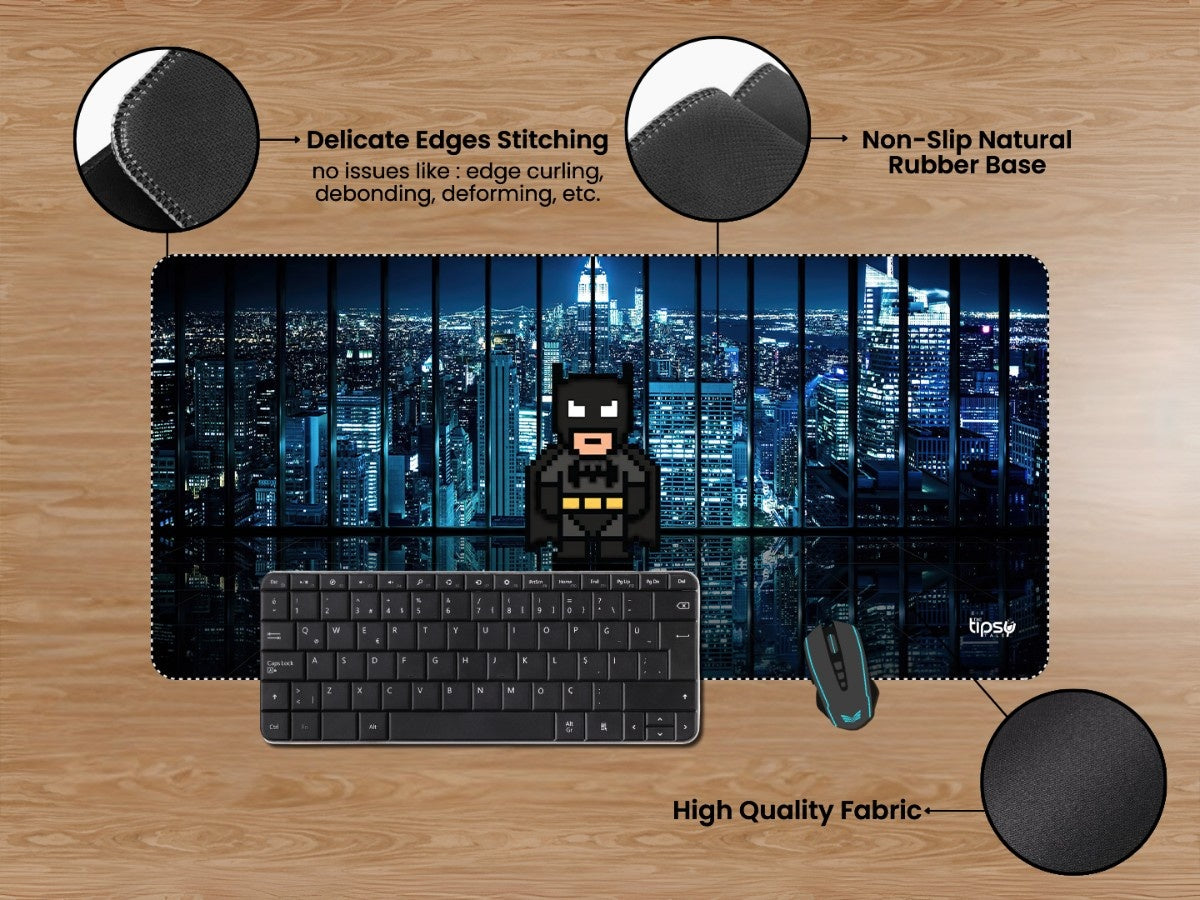"Batman 8 Bits " Gaming Mousepad Elevate Your Gaming Experience