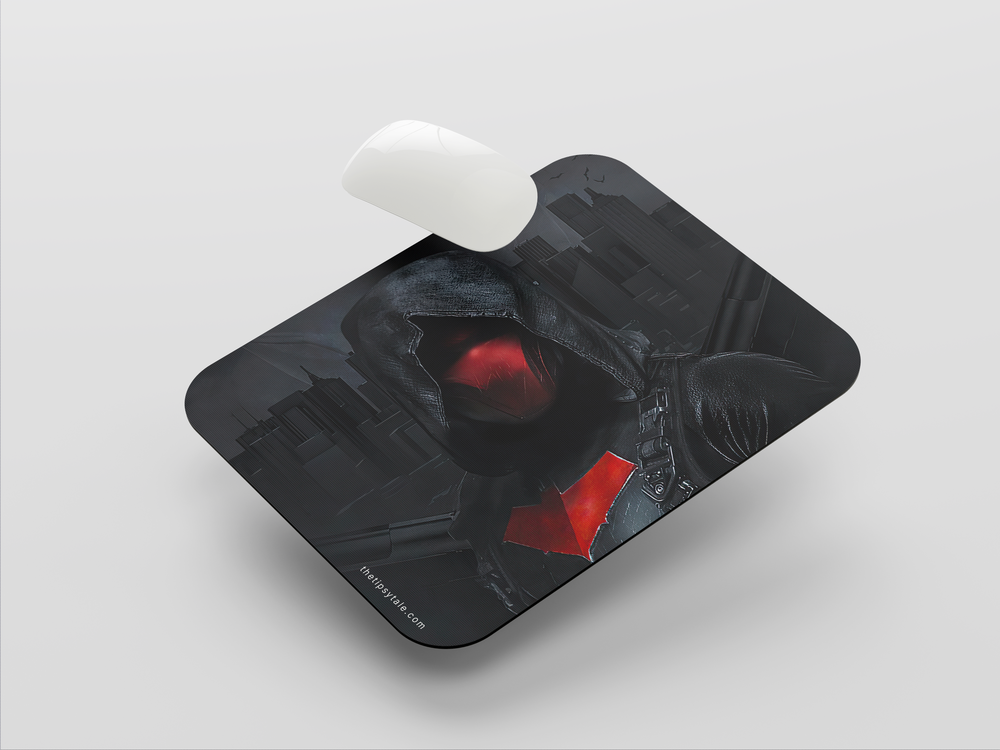 "RED HOOD" Mousepad Enhance Your Workspace with Style