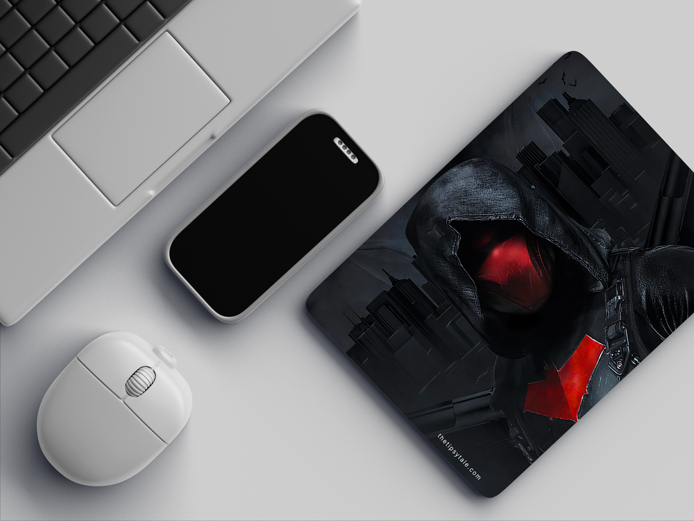 "RED HOOD" Mousepad Enhance Your Workspace with Style