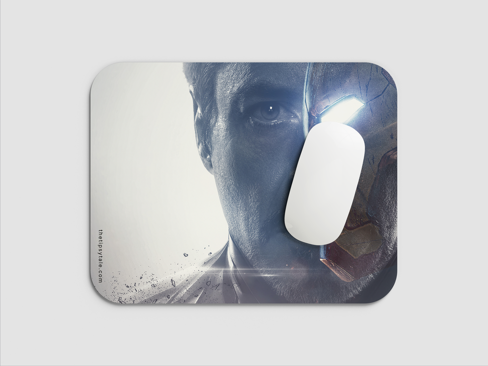 "TONY THE IRON MAN" Mousepad Enhance Your Workspace with Style
