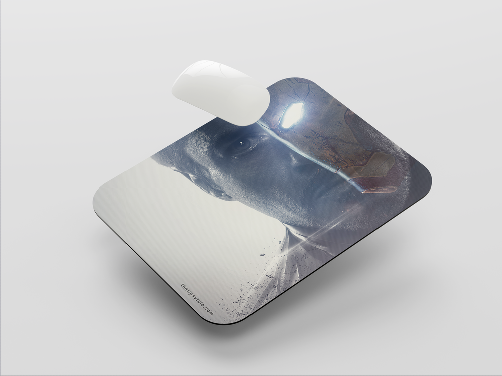 "TONY THE IRON MAN" Mousepad Enhance Your Workspace with Style