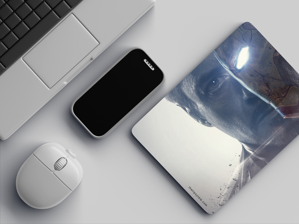 "TONY THE IRON MAN" Mousepad Enhance Your Workspace with Style
