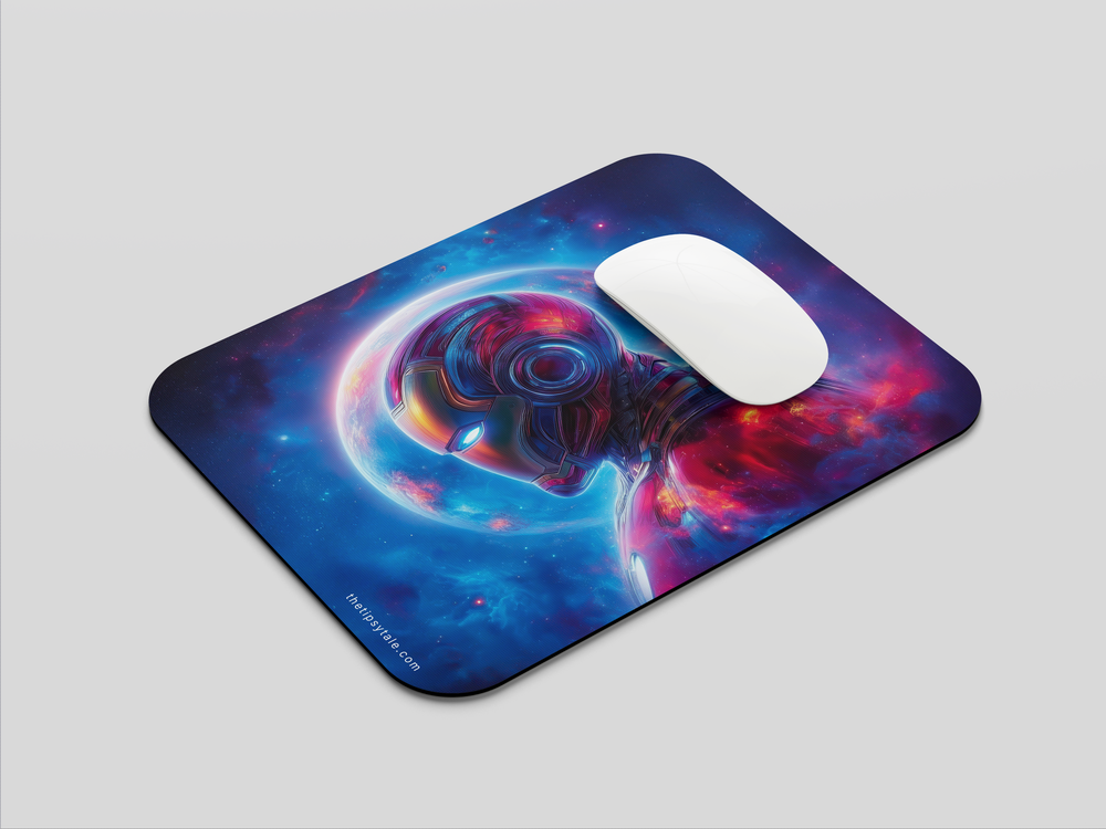 "IRON MAN DIGITAL ILLUSTRATION" Mousepad Enhance Your Workspace with Style
