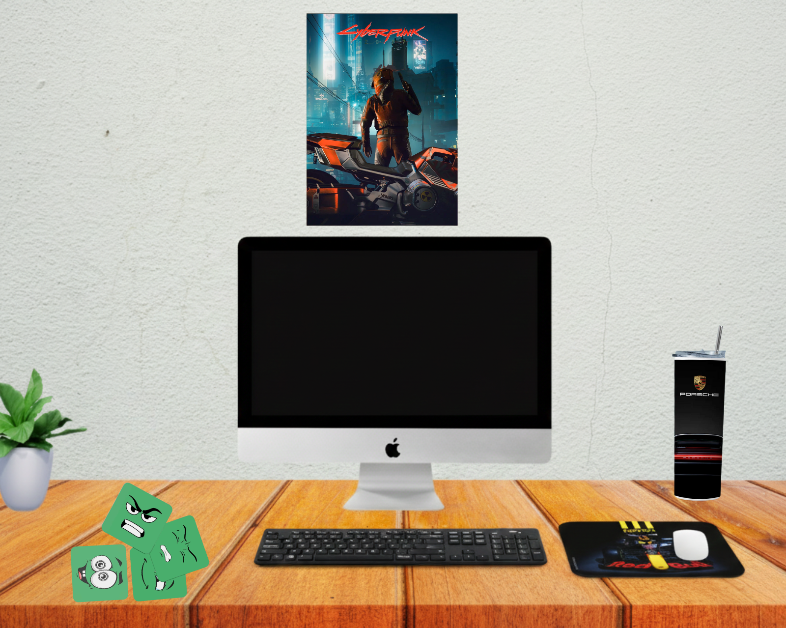 A Gift That Matches Their Energy - Automobile Version- Poster + Mousepad + Tumbler + Coaster  (COMBO)