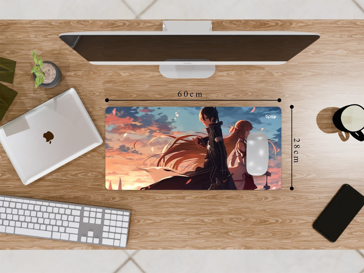 "Kirito and Asuna's sword " Gaming Mousepad Elevate Your Gaming Experience