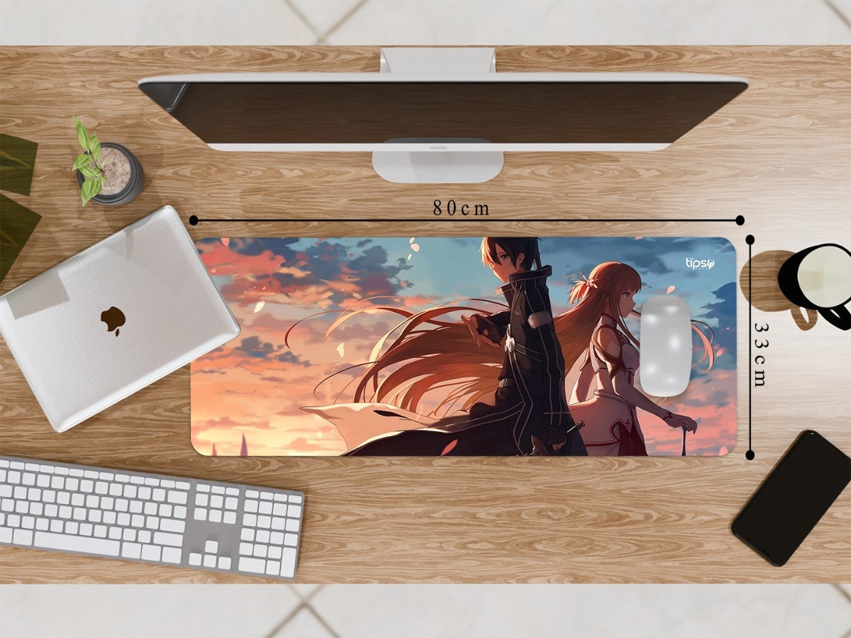 "Kirito and Asuna's sword " Gaming Mousepad Elevate Your Gaming Experience