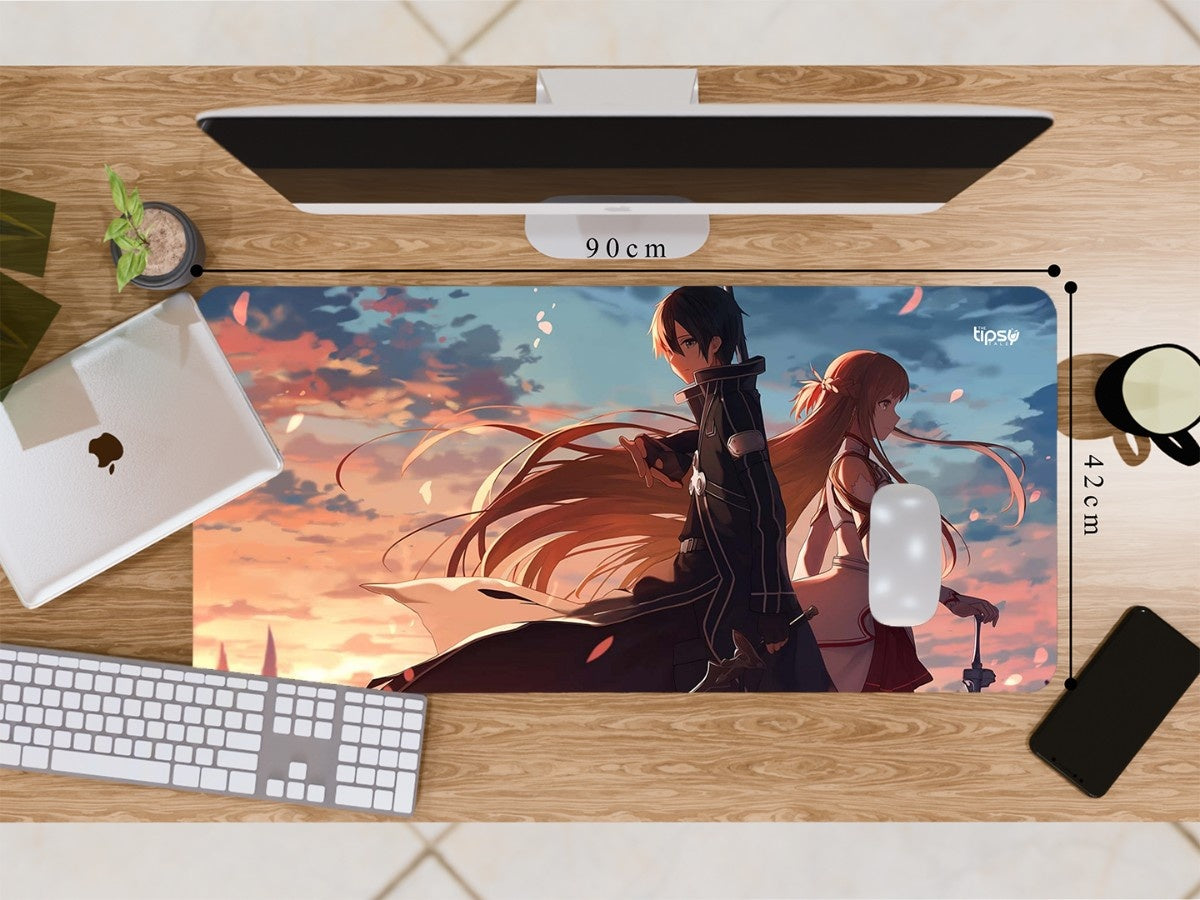 "Kirito and Asuna's sword " Gaming Mousepad Elevate Your Gaming Experience