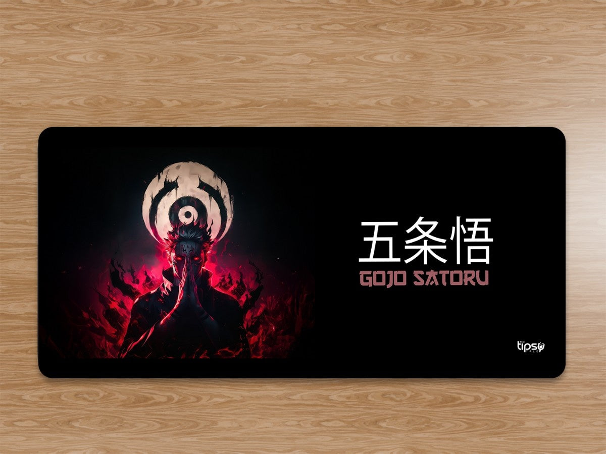 "JJK : Satoru Gojo Unleashed Power Of The Six Eyes " Gaming Mousepad Elevate Your Gaming Experience