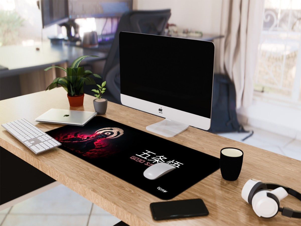 "JJK : Satoru Gojo Unleashed Power Of The Six Eyes " Gaming Mousepad Elevate Your Gaming Experience