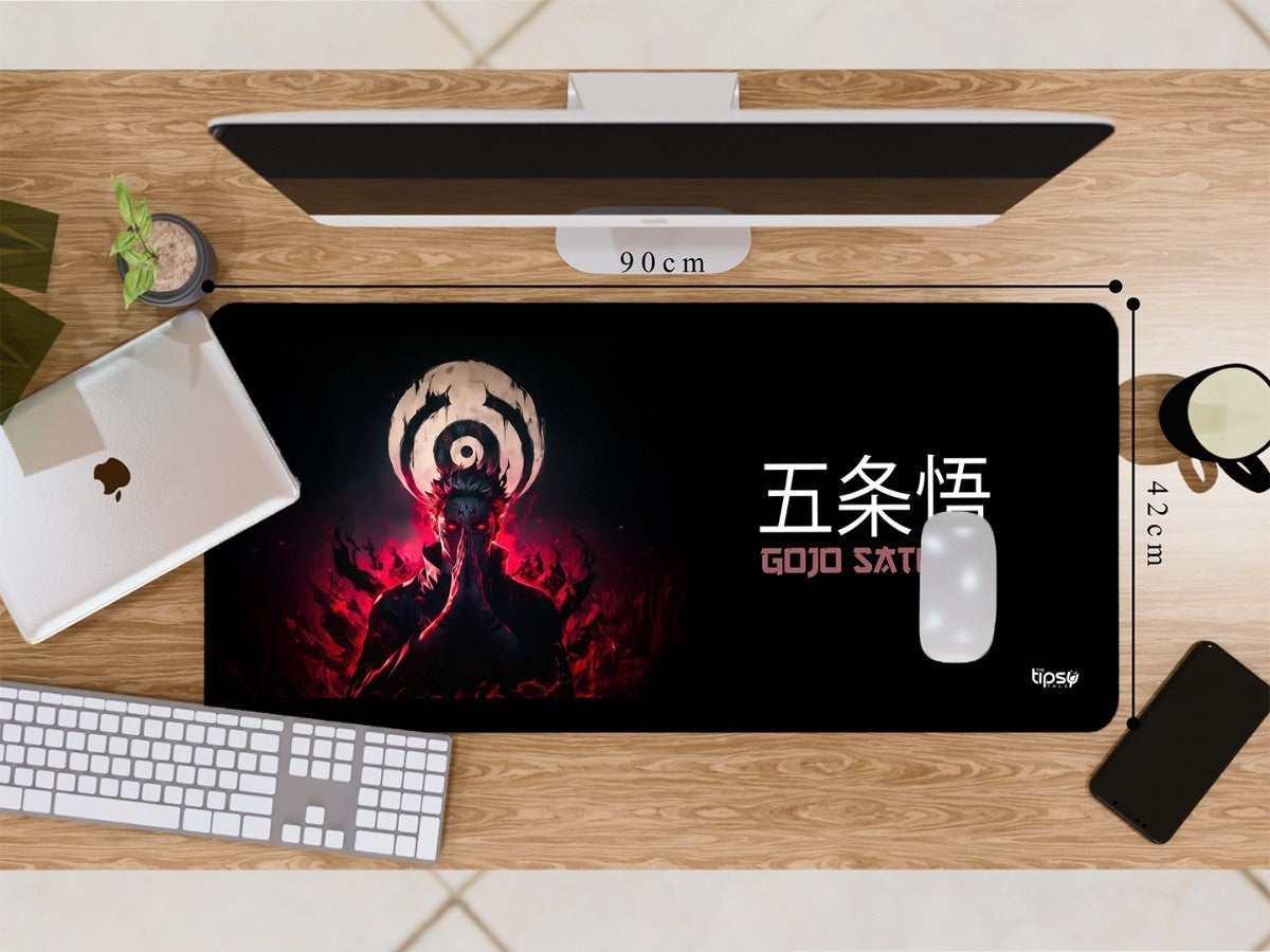 "JJK : Satoru Gojo Unleashed Power Of The Six Eyes " Gaming Mousepad Elevate Your Gaming Experience
