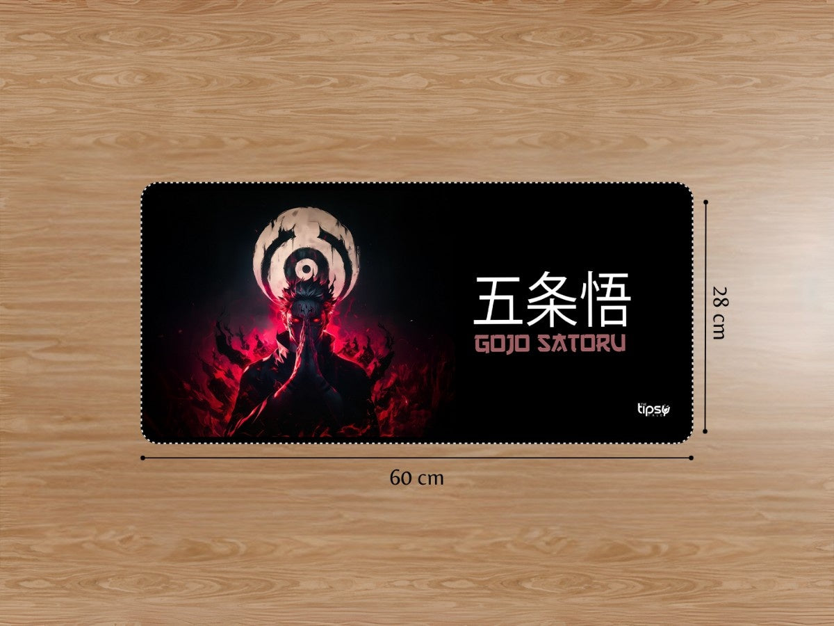 "JJK : Satoru Gojo Unleashed Power Of The Six Eyes " Gaming Mousepad Elevate Your Gaming Experience