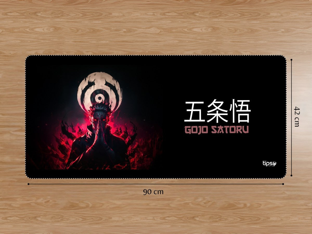 "JJK : Satoru Gojo Unleashed Power Of The Six Eyes " Gaming Mousepad Elevate Your Gaming Experience